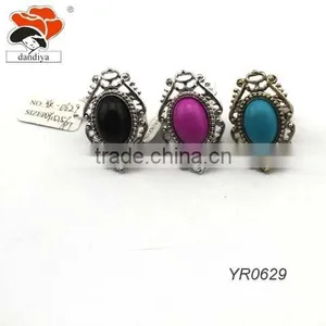New Design Fashion Ruby Flower Ring thumbnail-1