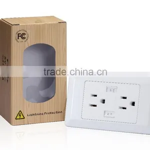 Best Quality Smart App Female Unique Design USA Usb Wall Socket for 5V 3A thumbnail-4