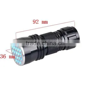 LED UV Flashlight Small 380-385nm Wave Band 21 LED UV Flashlight thumbnail-2