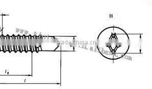 Steel Micro Self Tapping Screws / Corase Thread White Phillips Headed Oval Head Screw thumbnail-6