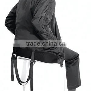 Black Strapped Bomber Jacket thumbnail-1