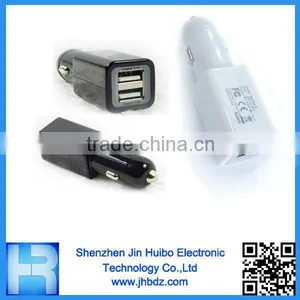 Square Style Dual USB Car Charger by Jin Huibo thumbnail-1