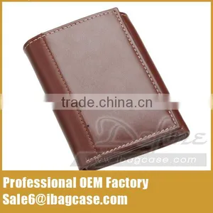 Customize Trifold Man Leather Wallet Hot Selling thumbnail-6