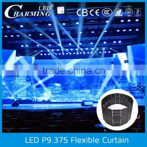 Full Color Waterproof Starlit Led Decor Curtain for Wedding Hall thumbnail-1