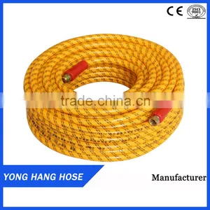 8.5mm Color Thread Yellow Braided PVC High Quality High Pressure Korea Spray Hose thumbnail-1