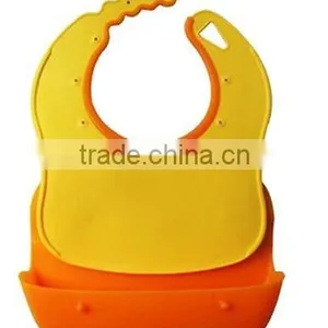 Silicone Baby Bibs Waterproof Infant Feeding Bibs thumbnail-1