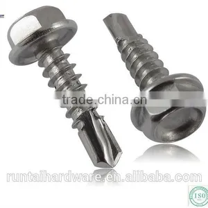 Stainless Steel Hex Head Cutting Thread Machine Screw thumbnail-1