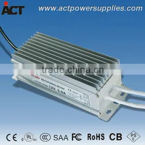 Waterproof 12V 6A 72W LED Strip Power Supply Driver ACT-120060 thumbnail-1