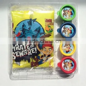 DIY Kids Non-toxic Jake Pirate Finger Drawing Paint Set thumbnail-3