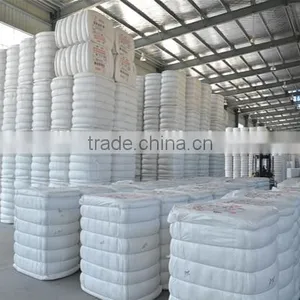 1.4D 32MM Soild Raw White Simi-virgin Polyester Staple Fiber (PSF) thumbnail-4