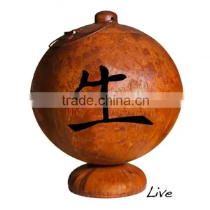Metal Sphere Fire Pit Ball thumbnail-2