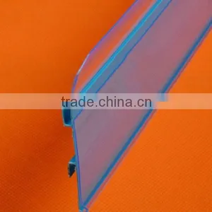 White Data Strip Shelf Strip With Adhisive thumbnail-6