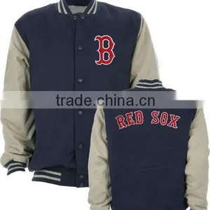 Cotton Bomber Jacket,cotton Letterman Jacket,cotton Baseball Jacket thumbnail-1