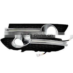 2 Pcs/set Waterproof LED Daytime Running Light DRL For Buick Regal Fog Lamp Modify With Turning Signal Lights thumbnail-2