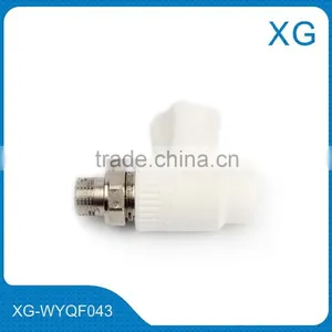 Leak Proof Brass Handle Brass Ball Angle Radiator Valve/cheap Price Ppr Thermostatic Radiator Control Valve thumbnail-2