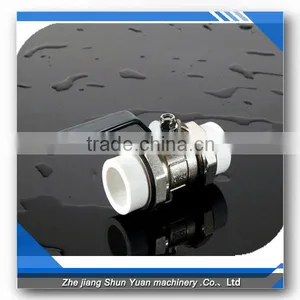 Double Union Brass Ball Valve Brass Valve Copper Ball Valve for Ppr Pipe thumbnail-1
