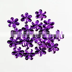 2014 Hot Sale Loose Purple Sequin in Flower Shape for Table Cloth Decoration thumbnail-1