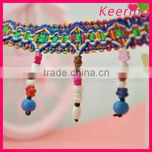 Wholesale Fashion Fancy Woman Garment Braid Bead With Fringe WTP-1296 thumbnail-4