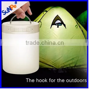 2016 Smart Built-in Batery Outdoor Camping Light Lamp With Bluetooth Speaker thumbnail-1
