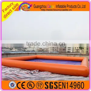 2016 Cheap Wholesale Square Inflatable Swimming Pool for Rental Commercial thumbnail-2