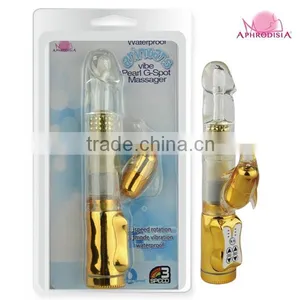 Dolphin Vibrator Sex Products for Women Vagina Vibrator Penis Rotating Beads thumbnail-1