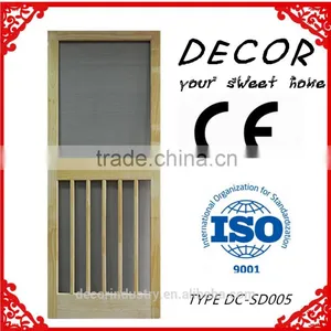 Mosquito Netting Solid Pine Wood China Supplier Screen Door thumbnail-1