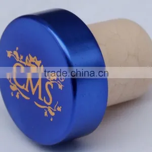 Blue Bar Top Cork & Round Glass Bottle Cork & Water Bottle Cork thumbnail-1