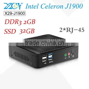 Intel J1900 2G RAM 32G SSD Mini PC VGA Window 8.1 Linux OS Computer Desktop PC 2G RAM 32G SSD thumbnail-1