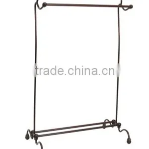 High Quality Freestanding ORB Towel Racks Towel Display Shelf thumbnail-1