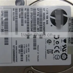 718162-B21 V2 G8 1.2TB 6G 10K 2.5 SAS SC Server Hard Drive thumbnail-1
