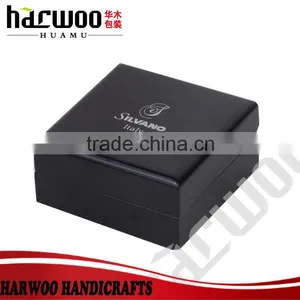 High-end Matt Wooden Cufflink Storage Box With Logo thumbnail-3