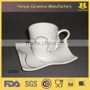 Coffee Cup Set, Espresso Coffee Cup Set, New Bone China Coffee Set thumbnail-4