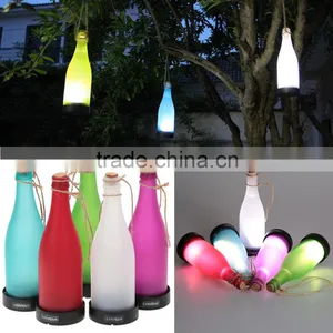 Home Decoration 5PCS Solar Garden Light Sense Cork Wine Bottle LED Hanging Lamp Solarmodul Party Courtyard Patio Pathway thumbnail-3