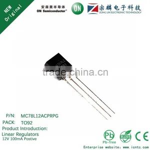 Genuine Original MC78L12ACPRPG TO92 Linear Regulators 100mA 12V thumbnail-1