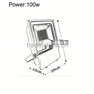 20W IP65 Rgb Led Flood Light Battery Operated Lamps Outdoor Led Floodlight for Stage Lighting, Display and Landscape Lighting thumbnail-2