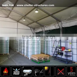 Sturdy Warehouse Tent With Sandwich Panel Wall for Temporary Storage thumbnail-6