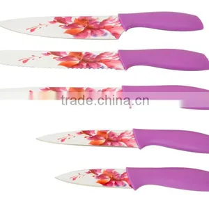 Balisong Knife With Heat Transfer Printing Blade thumbnail-1