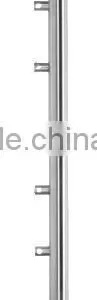 Stainless Steel Stair Handrail Post Support thumbnail-1
