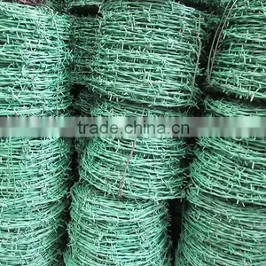 (BWG14x14 or BWG16x16 With1.6 mm 2.1mm 2.5mm Wire Diameter) Electric / Hot Dipped Barbed Wire thumbnail-6