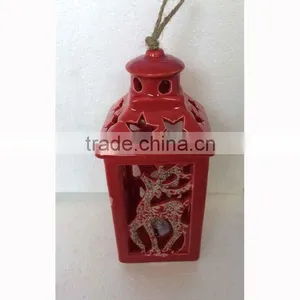 Christmas Decoration Ceramic Tealight Candle Holder thumbnail-5