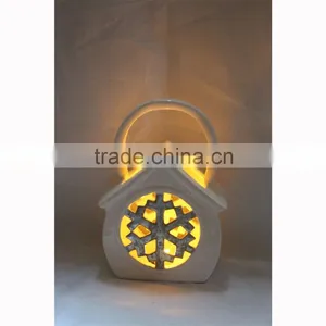 Vintage Ceramic Lantern With Tealight thumbnail-3