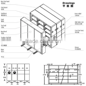 Factory /Nanjing Victory Storage Movable Racking Compact Mobile File Cabinet thumbnail-6