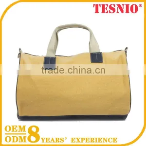 Yellow Waterproof Travel Bag, Baby Travel Bag, Backpack Travel Gym Bag thumbnail-2