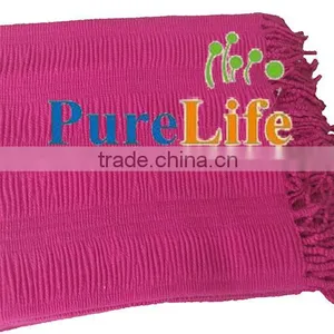 SZPLH Pink Fashion Wrinkle Shawl thumbnail-1