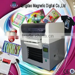 Digital Inkjet Flatbed Eco-solvent Any Color T-shirt Printer, Color no Fade thumbnail-1