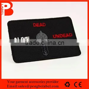 Customized High Quality Clothing Neck Coller Woven Label Manufacturernewest Design Customized Embroidery High Density Thread Wov thumbnail-2