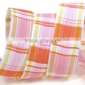 2016 Hotsale DIY Grid Ribbon/Tartan Ribbon/Check Ribbon thumbnail-2