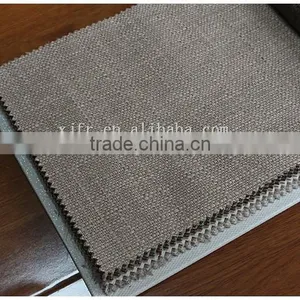 100% Polyester Fiber Flame Retardant Woven Copy Linen Fabric XJCD 0816 thumbnail-2