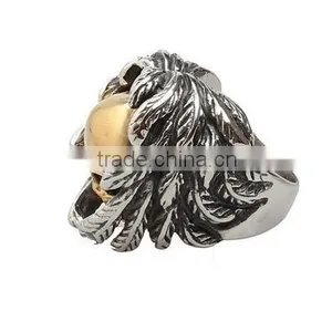 New Man's Titanium Steel Men'sThe Expendables Skull Ring thumbnail-3