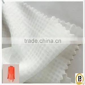 China Wholesale 100%Polyester Grid Chiffon for Lady's Fashion Dress /shirt/ Blouse (#P-010) thumbnail-1